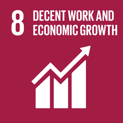 SDG8: Decent Work and Economic Growth+image